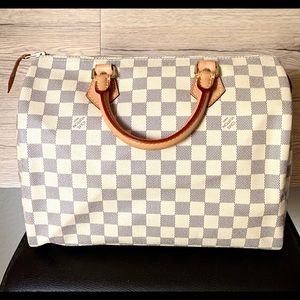 Louis Vuitton Speedy 30 Damier Azur